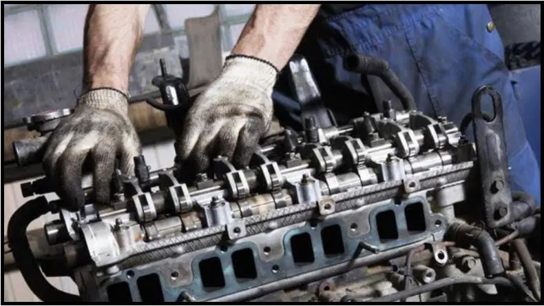 Proses overhaul komponen mesin alat berat